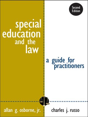 cover image of Special Education and the Law